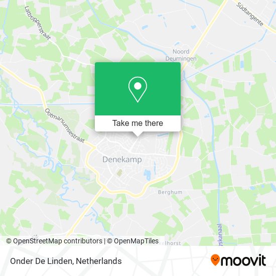 Onder De Linden map