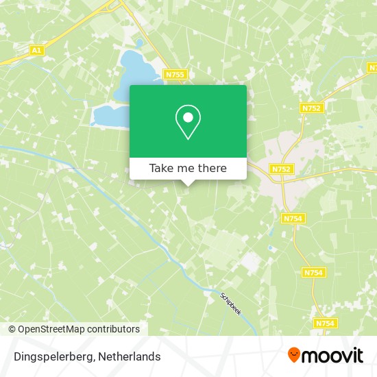 Dingspelerberg map