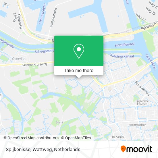 Spijkenisse, Wattweg map