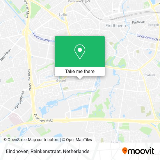 Eindhoven, Reinkenstraat map