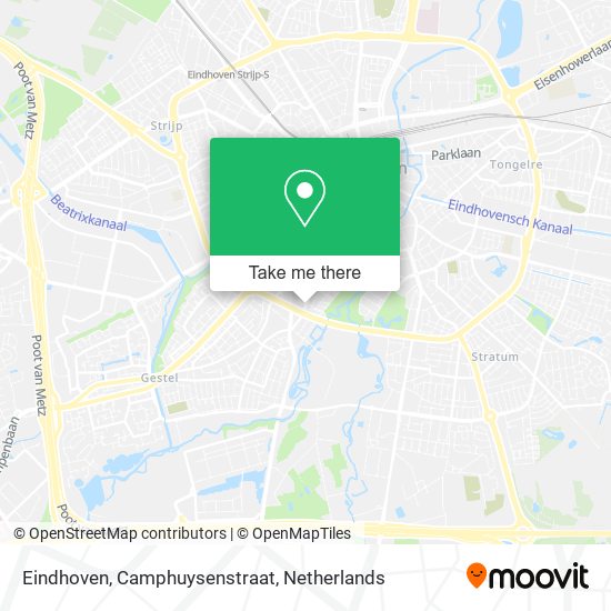 Eindhoven, Camphuysenstraat map