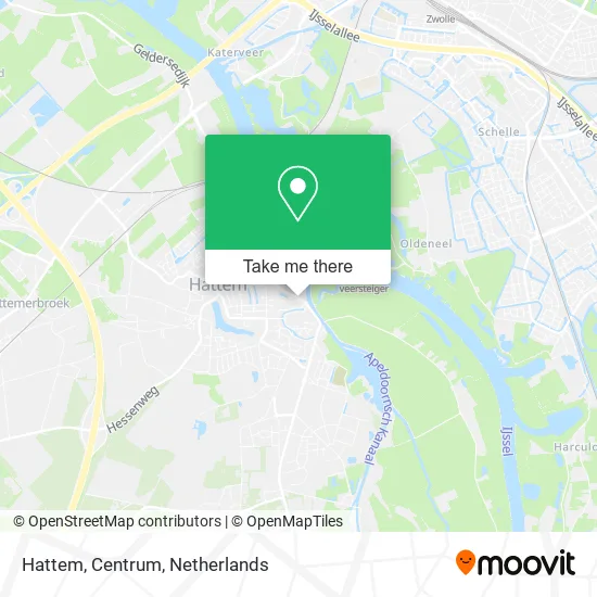 Hattem, Centrum map