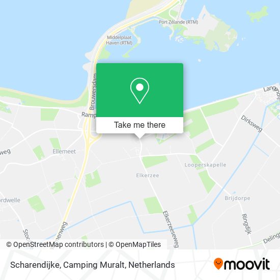 Scharendijke, Camping Muralt map
