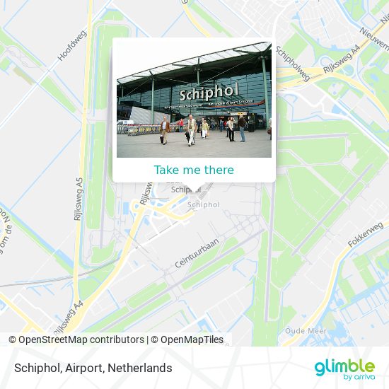 Schiphol, Airport map