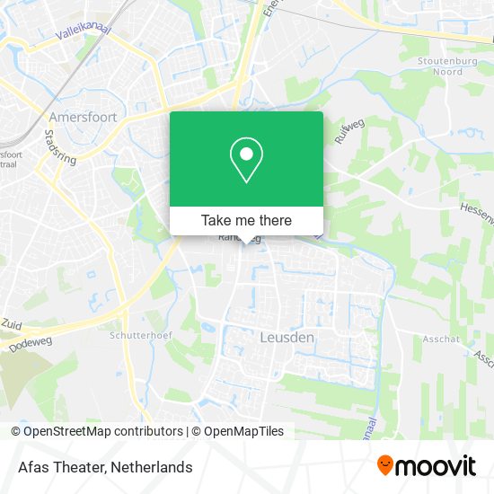 Afas Theater map