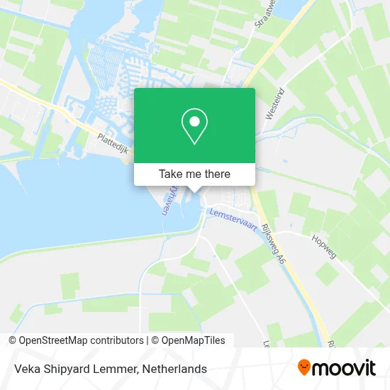 Veka Shipyard Lemmer map