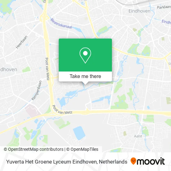 Yuverta Het Groene Lyceum Eindhoven map