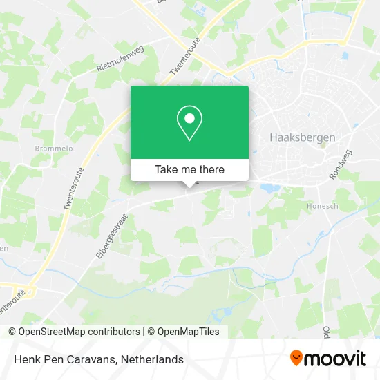 Henk Pen Caravans map