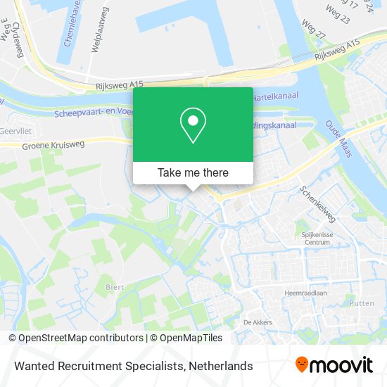 Wanted Recruitment Specialists map