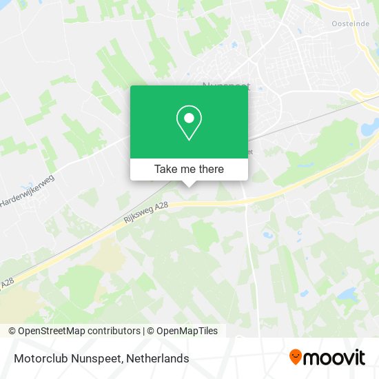 Motorclub Nunspeet map