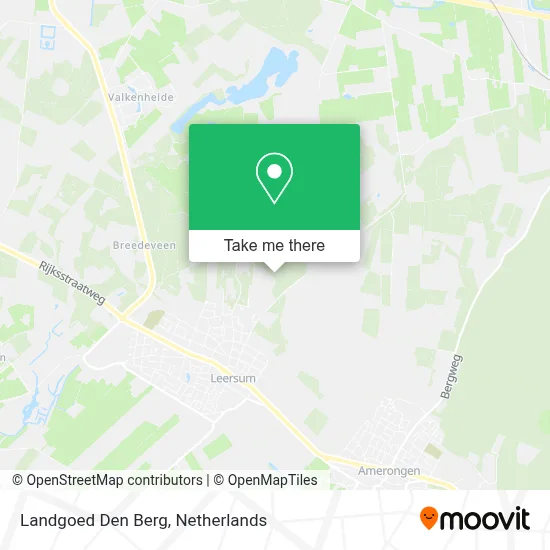 Landgoed Den Berg map