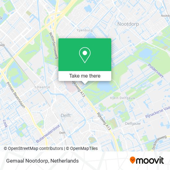 Gemaal Nootdorp map