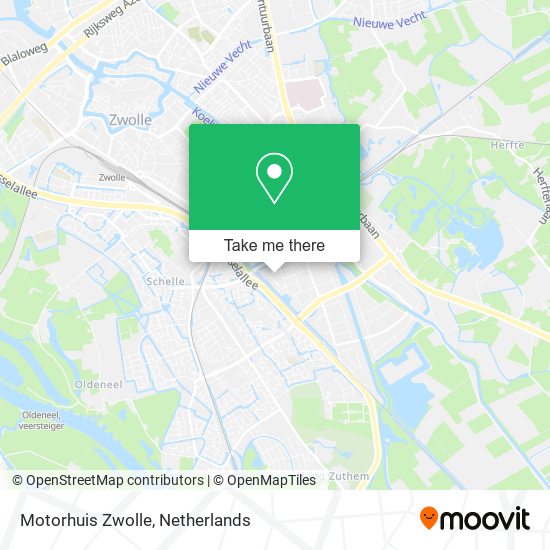 Motorhuis Zwolle Karte