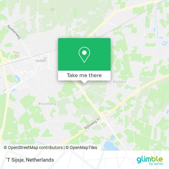 'T Sijsje map