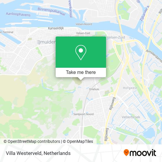 Villa Westerveld map