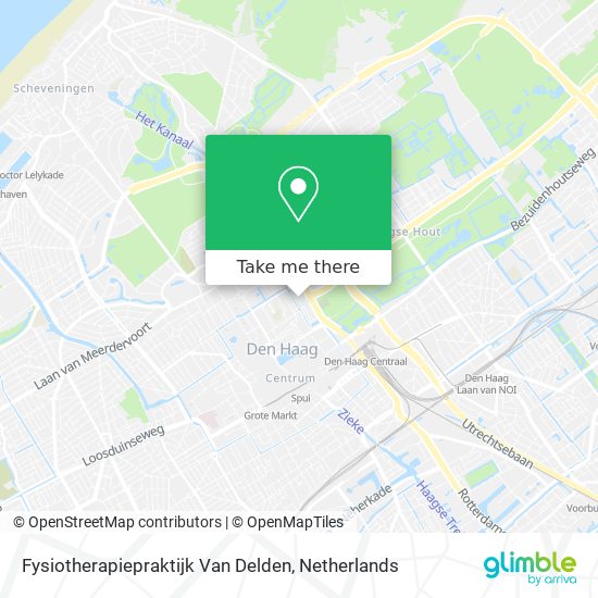 Fysiotherapiepraktijk Van Delden map