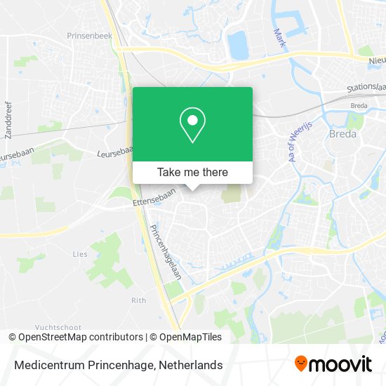 Medicentrum Princenhage map