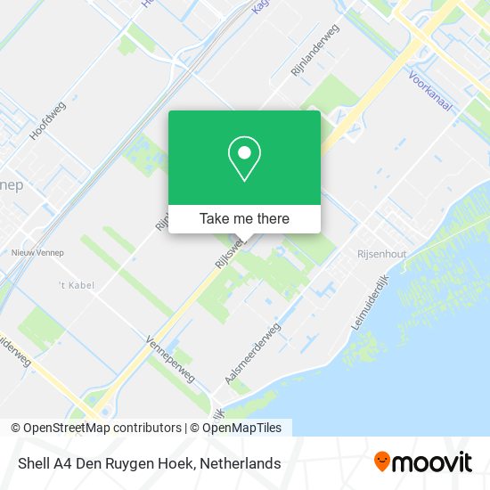 Shell A4 Den Ruygen Hoek map