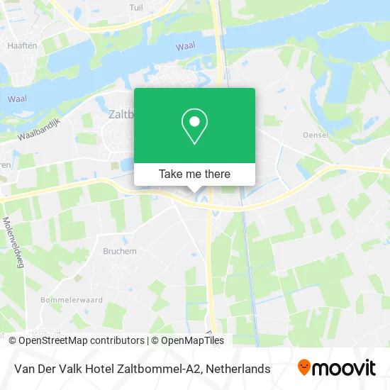 Van Der Valk Hotel Zaltbommel-A2 Karte