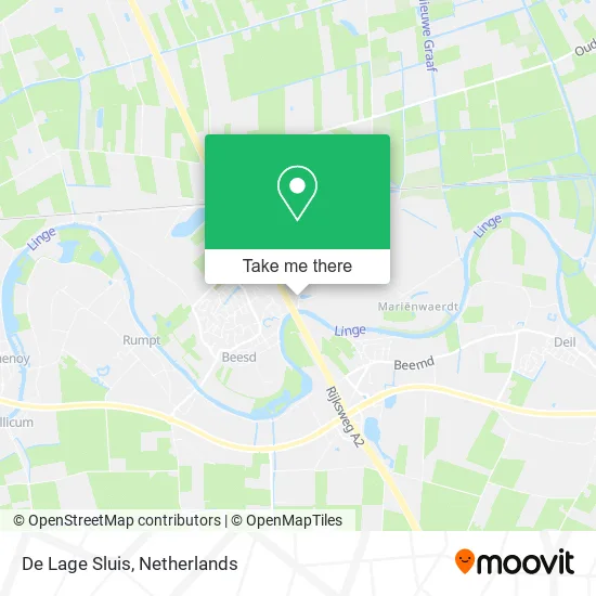 De Lage Sluis map