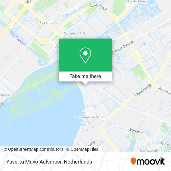 Yuverta Mavo Aalsmeer map