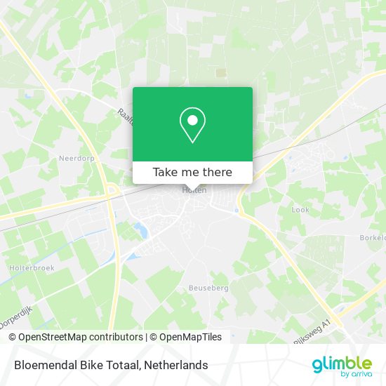 Bloemendal Bike Totaal map