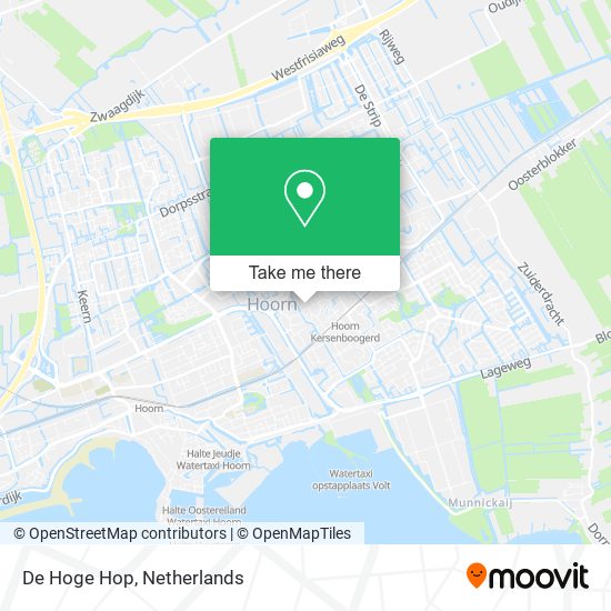 De Hoge Hop map