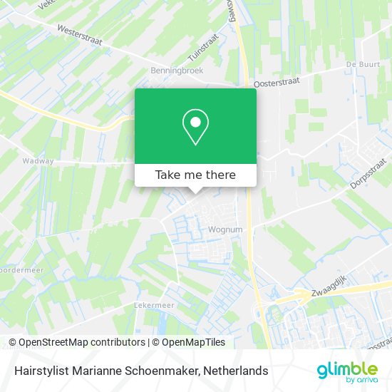 Hairstylist Marianne Schoenmaker map