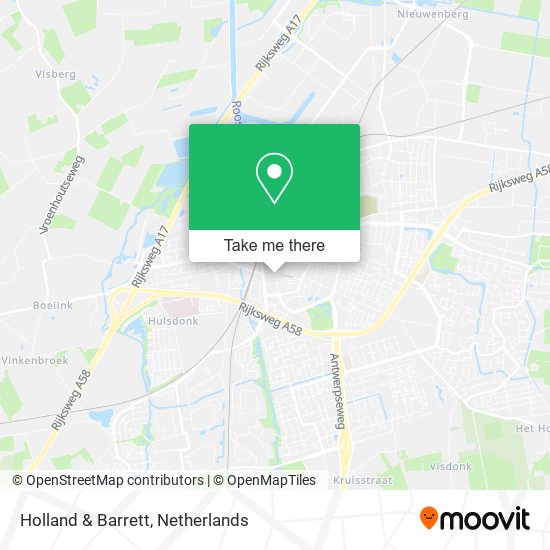 Holland & Barrett map