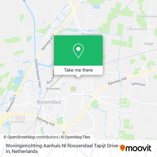 Woninginrichting-Aanhuis.Nl Roosendaal Tapijt Drive-In map