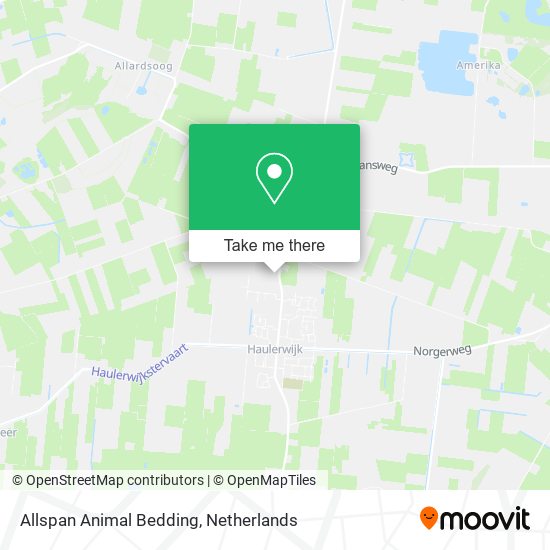Allspan Animal Bedding map