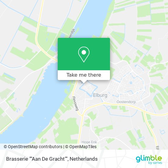 Brasserie ""Aan De Gracht"" map