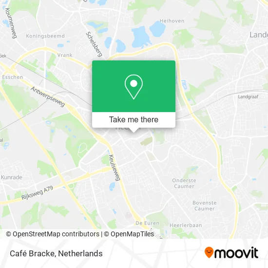 Café Bracke map