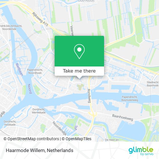 Haarmode Willem map