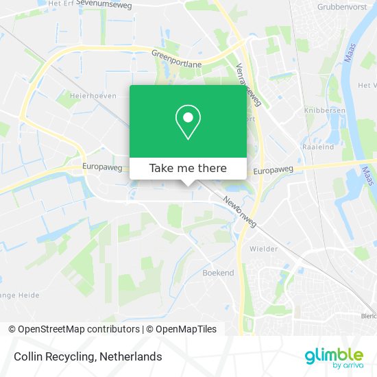 Collin Recycling map