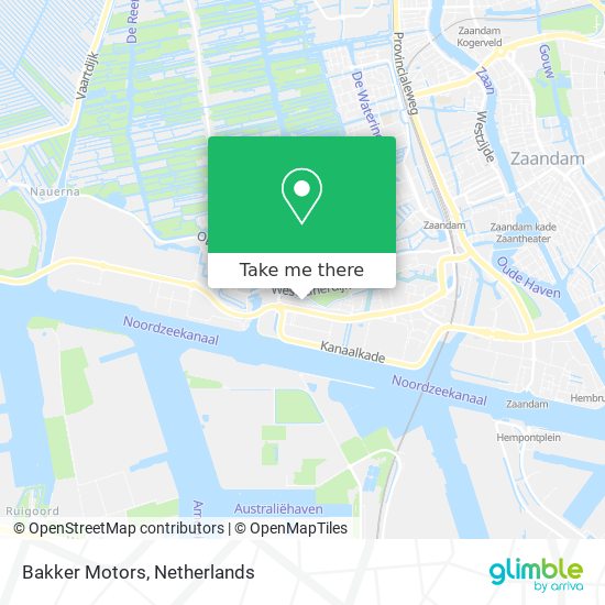 Bakker Motors map