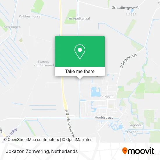 Jokazon Zonwering map