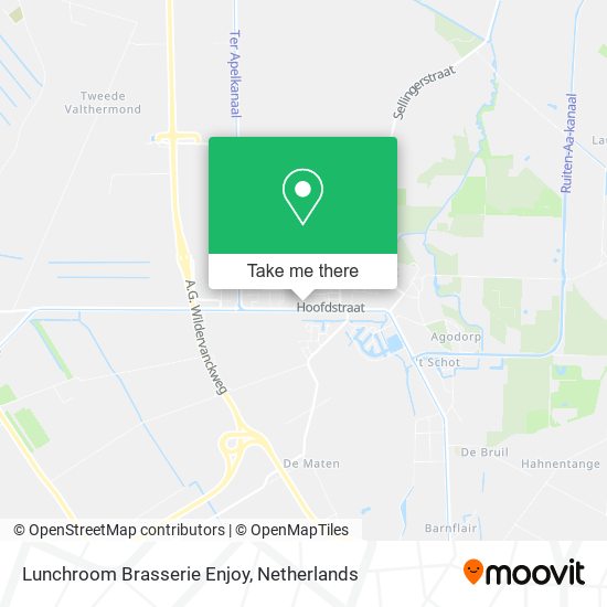 Lunchroom Brasserie Enjoy map