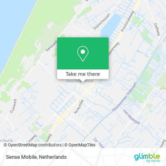 Sense Mobile map