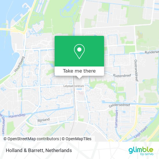 Holland & Barrett map