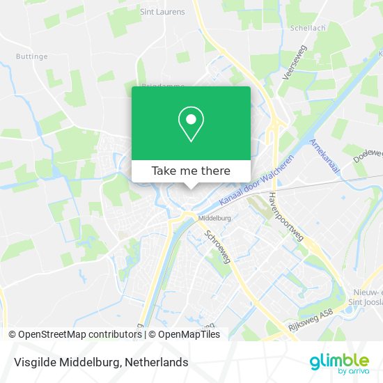 Visgilde Middelburg Karte