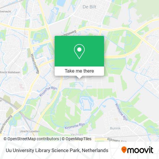 Uu University Library Science Park map