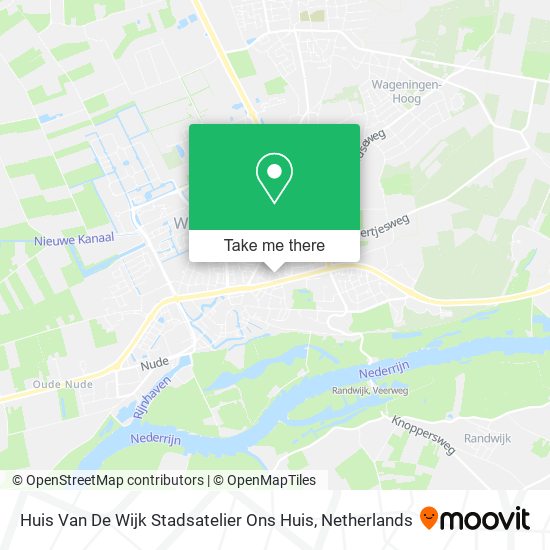 Huis Van De Wijk Stadsatelier Ons Huis map