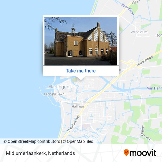 Midlumerlaankerk Karte