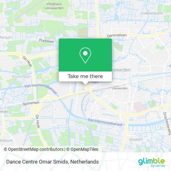 Dance Centre Omar Smids map