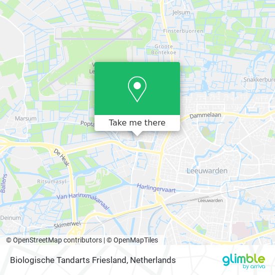 Biologische Tandarts Friesland map