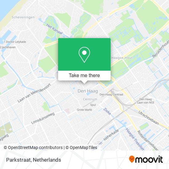 Parkstraat map