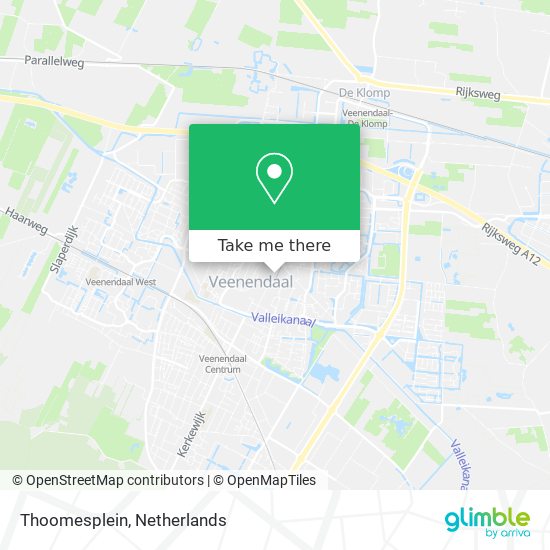 Thoomesplein Karte