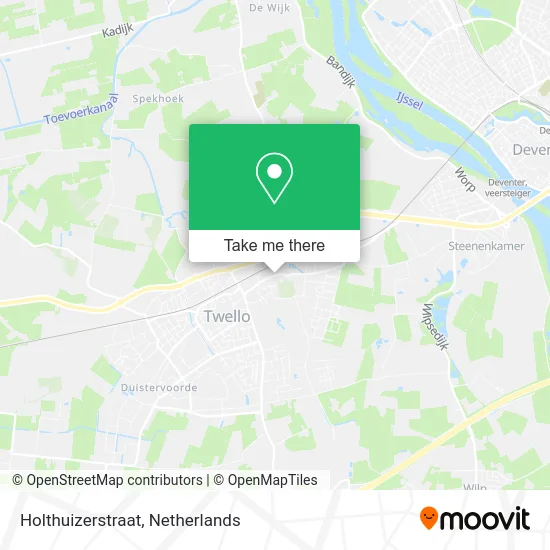 Holthuizerstraat map