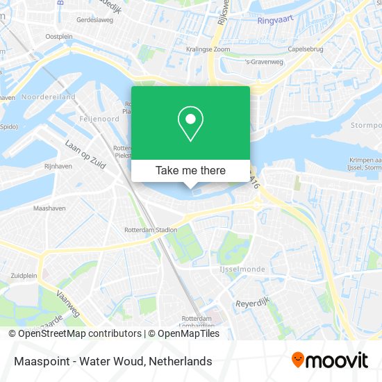 Maaspoint - Water Woud map